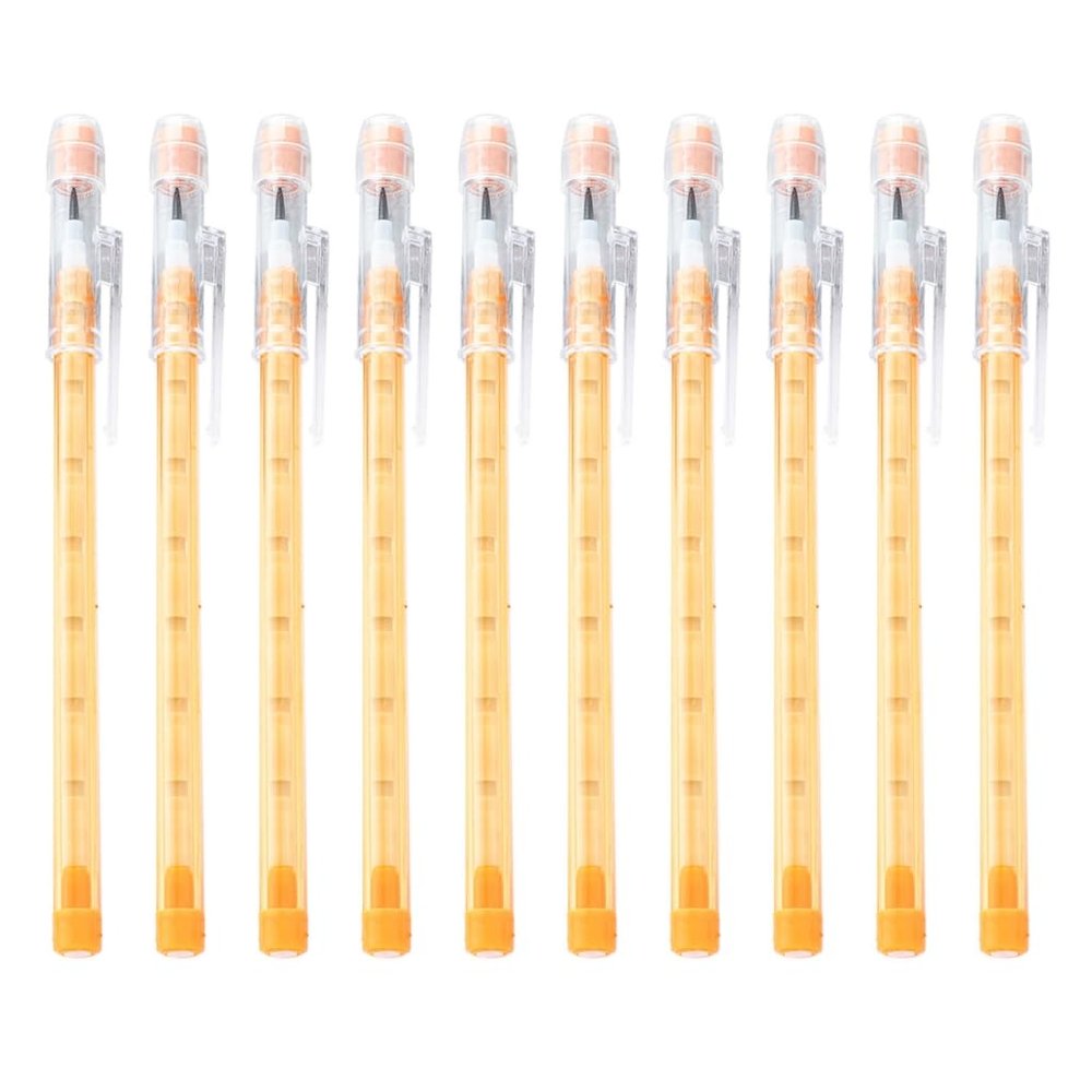Not Sharpening Pencils Translucent Pencil with Matching Eraser Stackable Pencils
