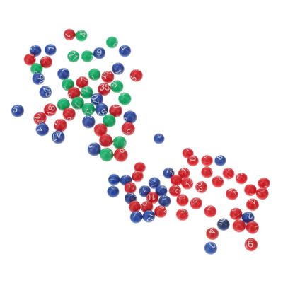 CORHAD Raffle Balls for Party Games 2 Packs Plastic Numbered Balls for Bingo and Lottery Activities Suitable for Adult Gatherings and Events