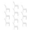 10pcs Scale Tiny Plastic Furniture for Creative Crafting and Micro Landscape Decorations Dollhouse Accessories for Imaginative Play view 1