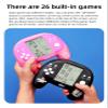 JXD Handle Brick Game Console 4.1Inch Great Grip Feeling 2574 in 1 Retro Puzzle Block Games Handheld Game Player for Travel/Indoor/Outdoor Children/Students/Teens/Birthday (Black) view 4