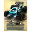 Kafoopolly 1/16 SG116MAX RC Off-Road Crawler, 4WD High-Speed Amphibious Remote Control All-Terrain Truck, Racing Car Gift for Teen and Adult (Brushless/Blue and Black) view 2