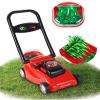 Kids Lawn Mower with Realistic Grass-Cutting Action and Sounds  No Batteries Required | Fun Outdoor Push Toy, Birthday Gift & Holiday Present for 3, 4, 5, 6, 7, 8 Year Old Boys and Girls (Red) view 2