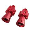 10mm Aluminum Widened Wheel Hex Nut & Axle Set for 1/5 X-MAXX 8S (Red) view 2