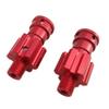 10mm Aluminum Widened Wheel Hex Nut & Axle Set for 1/5 X-MAXX 8S (Red) view 3