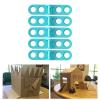 Garende 5Pcs Corrugated Paper Connector Hinges Cardboard Connection Hinges Early Educational Toy Sensory Toy Building Toys for Kids view 2