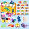 Air Dry Clay for Kids,Modeling Clay Kit,14 Species of Marine Life DIY Molding Clay Art Crafts Set,Ultra Light & Soft,Safe Non-Toxic,Toys Gifts for Age 4 5 6 7 8+ Years Old Boys Girls Kids view 1