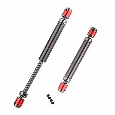 2PCS Metal Adjustable CVD Transmission Axle Universal Joint Drive Shaft 112-155mm for 1/10 RC Car Rock Crawler Axial SCX10 90046