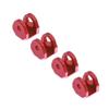 4Pcs Aluminum Alloy Shock Cap Protector for Arrma 1:14 Typhon GROM / 1:16 Mojave GROM / 1:18 Granite GROM RC Car Upgrades Parts (Red) view 4