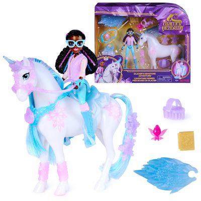 Unicorn Academy, Glaciers Gemstone Adventure with Layla Doll & 13 Accessories, Dolls & Unicorn Toys for Girls Ages 4 and up