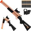 Double Barrel Toy Foam Blaster with Geen Dot Scop Foam Squirt Foam Dart Blaster Soft Bullets Toy Blaster for Ages 14+ view 1