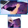 24" x 14" Zoned TCG Playmat, Commander MTG Game Mat, Purple Cat Butterfly view 3