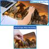 24" x 14" Zoned TCG Playmat, Non Slip Rubber MTG Game Mat, Running Horse view 3