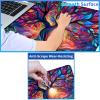 24" x 14" Zoned TCG Playmat, Non Slip Rubber MTG Game Mat, Colorful Tree view 3
