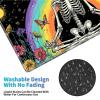 24" x 14" Zoned TCG Playmat, Non Slip Rubber MTG Game Mat, Rainbow Skull view 4