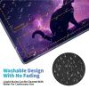 24" x 14" Zoned TCG Playmat, Commander MTG Game Mat, Purple Cat Butterfly view 4