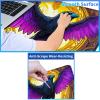 24" x 14" Zoned TCG Playmat, Commander MTG Game Mat, Purple Feathered Eagle view 3