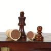 15-Inch Magnetic Wooden Chess Set with 2 Extra Queens  Handcrafted Foldable Board Game for Adults, Beginners view 2