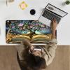 24" x 14" Zoned TCG Playmat, Non Slip Rubber MTG Game Mat, Book Tree view 2