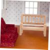 2Pcs Miniature Bench Natural Dollhouse Furniture for Mini House Accessories Versatile Storage for Living Room Dining Room Bedroom Decor Delicate view 4