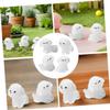 Abaodam 24pcs Mini Puppy Statue: Glow in The Figures Tiny Animal Decoration for Micro Landscape Garden Potted Plant DIY Accessories Party Cake Decoration view 2