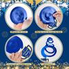 12pcs Welcome Back to Work Decorations Office Blue Gold So Glad You're Back To Work Banner and Hanging Swirls Table Centerpieces Office Party Supplies for Indoors Outdoors view 4