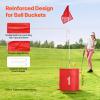 VEVOR Backyard Golf Game, 3 Hole Golf Course, Golf Game Practice Games, Golf Chipping Game for Family, Adults and Kids, Portable Outdoor Yard Golf Game for Lawn, Yard, Camping, Park, Beach view 4