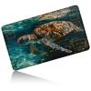 24" x 14" Zoned TCG Playmat, Commander MTG Game Mat, Ocean Sea Turtle view 1