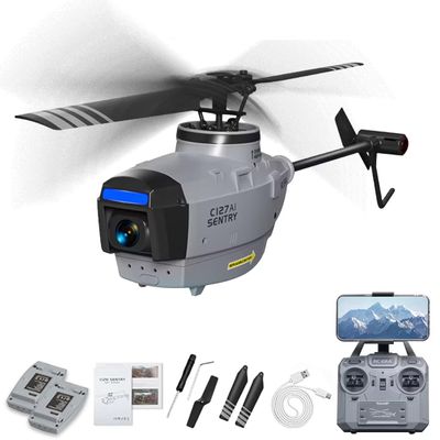 Actualia RC ERA C127AI RC Helicopter for Adults, Black Hornet 4CH Brushless Motors Remote Control Helicopter, RTF Military Drone with 1080p Camera, Optical Flow & Altitude Hold