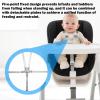 1 Pcs High Chair Straps Replacement,High Chair Straps,High Chair Replacement Straps,5 Point Harness High Chair,Straps Length Adjustable Highchair Strap, Easy to Install Straps Belt, view 4