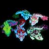 Binvin 2Pcs 3D Printed Dragon Set3D Printed Animals Cherry Blossom Crystal Dragon,Articulated & Magical Movable Dragon Model - Perfect for Display, Collection, and Unique Gift (5PS) view 1