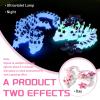Binvin 2Pcs 3D Printed Dragon Set3D Printed Animals Cherry Blossom Crystal Dragon,Articulated & Magical Movable Dragon Model - Perfect for Display, Collection, and Unique Gift (5PS) view 4