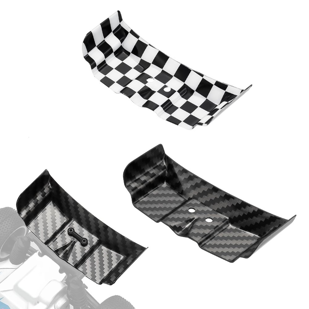 GOUPRC RC Rear Wing Plastic 2PCS for Losi Micro-B 1/24 RC Buggy Car Upgrade Wing Parts Accessoy