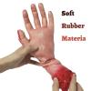 2Pcs Halloween Severed Hands Plastic Soft Hand Body Parts for Haunted House Halloween Scary Fake Arms Decoration Cosplay Prank Party Prop Indoor Outdoor view 4