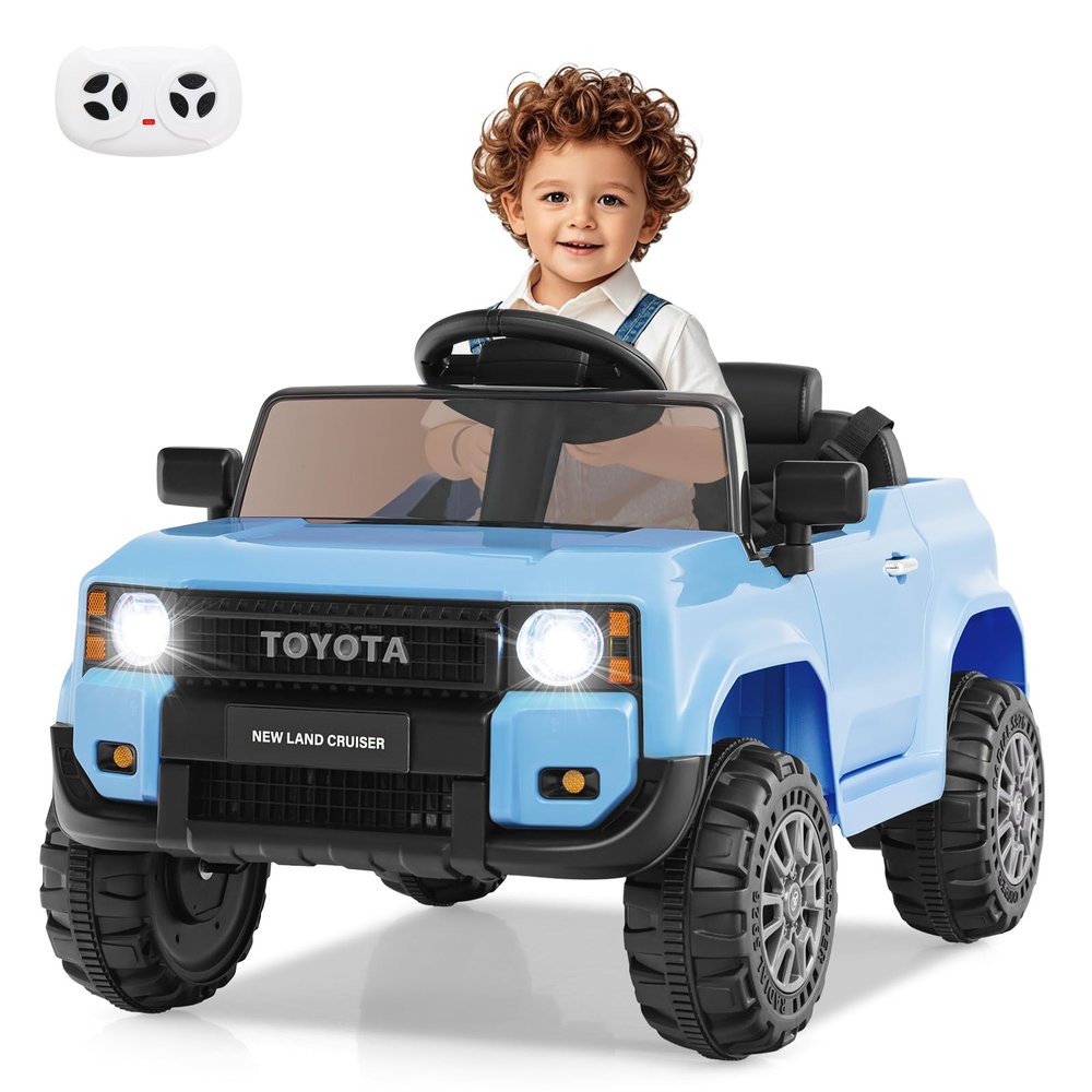 Licensed Toyota Kids Ride on Car by INFANS with Parent Remote Control, Blue