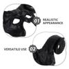 Abaodam 2 Pcs Animal Horns Masks Half Face Devil Mask for Carnival Cosplay Halloween Decor Prop Musical Party view 3
