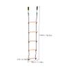 1Set Climbing Frame with Rope Ladder Easy to Install Hanging Ladder for Bunk Beds Playgrounds for Stimulates Imagination view 2