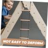 1Set Climbing Frame with Rope Ladder Easy to Install Hanging Ladder for Bunk Beds Playgrounds for Stimulates Imagination view 3