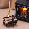 1:12 Miniature Doll House Accessories and Furniture Including Firewood, Firewood Rack, Clip,The Tiny Things Suitable for Dollhouse Outdoor Indoor Kitchen Play Decoration view 3