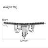 ZYIBPMSJKQCFK Female Masquerade Ball Lace Festival Party Vintage Necklace,black,32+7cm view 2