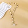 Baroque Pearl Minimalist Long Necklace Accessory,white,42.5cm view 2