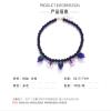 ZYIBPMSJKQCFK Handmade Bead Flower Pendant Fruit Collarbone Necklace For Women,blue,42.5+7CM view 3