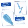 1Pc Silicone Bottle Cleaning Brush Rotating Feeder Tool with Suction Cup for Easy Storage Durable Nursing Bottle Brush Blue view 4