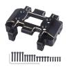 HobbyPark 22.5g Brass Skid Plate for Redcat Ascent-18 Transmissions Mounting Upgrades Parts Redcat 1/18 RC Crawler Parts Heavy Duty Accessories Replacement Black Coating view 1