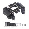 HobbyPark 22.5g Brass Skid Plate for Redcat Ascent-18 Transmissions Mounting Upgrades Parts Redcat 1/18 RC Crawler Parts Heavy Duty Accessories Replacement Black Coating view 2
