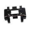 HobbyPark 22.5g Brass Skid Plate for Redcat Ascent-18 Transmissions Mounting Upgrades Parts Redcat 1/18 RC Crawler Parts Heavy Duty Accessories Replacement Black Coating view 4