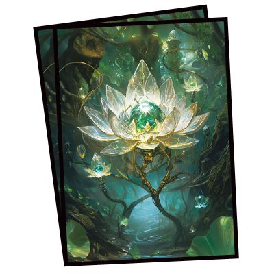 100 Pack MTG Card Sleeves (Lotus), Matte Art Card Sleeves,66x91mm