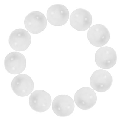ORFOFE 30Pcs Openable Raffle Balls Lightweight Party Game Balls for Events Reusable Blank Bingo Lottery Balls for Engaging Raffles and Entertaining Gatherings