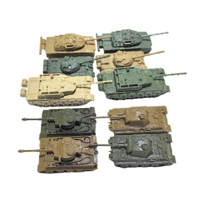 10 Units Tank Model Building Set 1:144 Scale for DIY Enthusiasts, CN and German