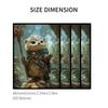 100 Card Sleeves Compatible with MTG Bloomburrow Series (Otter) view 2