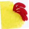 7pcs Fluffy Chick Hopping Wind Up Easter Basket Fillers for Spring Celebrations Jumping Bunny Chick Soft and Safe view 3